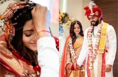 शुभ विवाहः दिव्यांगना जैन ने विशाल संग लिए सात फेरे, मांग में सिंदूर सजते ही खुशी से खिल उठा एक्ट्रेस का चेहरा