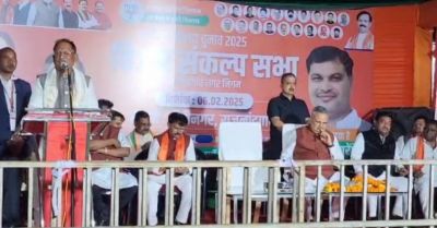सीएम साय ने राजनांदगांव में चुनावी सभा को किया संबोधित, बोले- बीजेपी प्रत्याशियों को जिताएं, विकास की गारंटी हमारी 