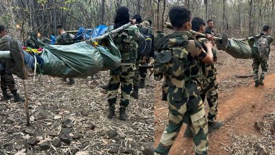 Breaking : बीजापुर मुठभेड़ में 2 नक्सली ढेर, शव और 303 रायफल बरामद