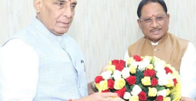 छत्तीसगढ़ की नदियों के नाम पर होगा नौसेना के नए पोतों का नामकरण, सीएम साय से मुलाकात के दौरान रक्षामंत्री ने जताई सहमति