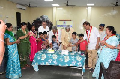स्काउट गाइड फेलोशिप का स्थापना दिवस बच्चों के साथ मनाया गया