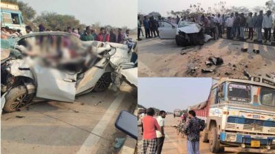 BREAKING : छत्तीसगढ़ में भीषण सड़क हादसा : 3 CRPF जवान समेत चार लोगों की दर्दनाक मौत, एक गंभीर