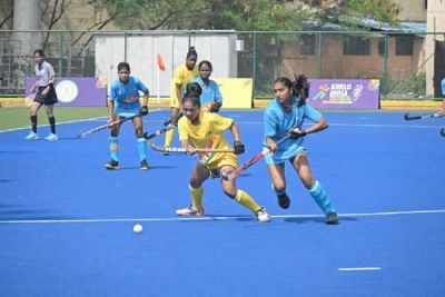 खेलो इंडिया ट्राइबल गेम्स-2026 : महिला हॉकी में मिजोरम और ओडिशा पहुँचे फाइनल में खेलो इंडिया ट्राइबल गेम्स-2026 : महिला हॉकी में मिजोरम और ओडिशा पहुँचे फाइनल में