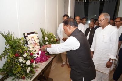 सांसद बृजमोहन की चाची प्रेमलता अग्रवाल को नम आंखों से विदाई, श्रद्धांजलि सभा में उमड़ा जनसैलाब&mdash;मुख्यमंत्री साय भी पहुंचे