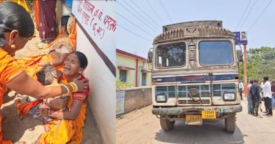 शादी की खुशियां मातम में बदली: तेज रफ्तार हाईवा की टक्कर से 4 साल के मासूम की मौत, मां गंभीर घायल, गांव में पसरा मातम&hellip;