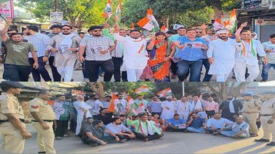 गरियाबंद में महंगाई पर सियासी संग्राम: गैस के बढ़ते दामों के खिलाफ कांग्रेस सड़कों पर, तिरंगा चौक तक गूंजे विरोध के नारे