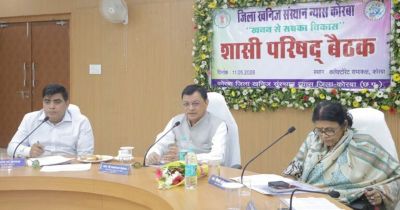 कोरबा जिले के विकास का महत्वपूर्ण आधार है डीएमएफ &ndash; मंत्री श्री लखनलाल देवांगन