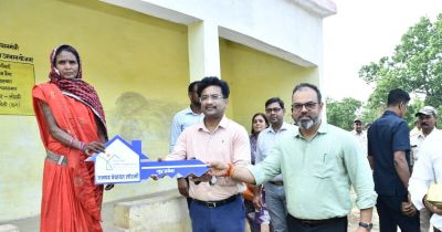 पीएम जनमन योजना से जनजातीय परिवार को मिला पक्के घर का सपना