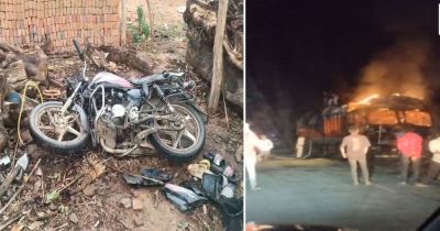 CG &ndash; खड़े ट्रक से टकराई बाइक, 3 युवकों ने मौके पर ही तोड़ा दम, हादसे से गुस्साए ग्रामीणों ने उठाया ये बड़ा कदम&hellip;..
