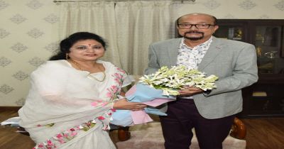 राज्यपाल रमेन डेका से महिला आयोग की नव नियुक्त अध्यक्ष डॉ. ममता साहू ने भेंट की&hellip;.