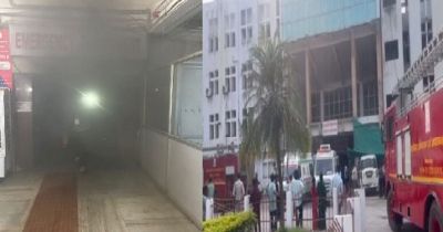 BREAKING : राजधानी के मेकाहारा अस्पताल में लगी भीषण आग, मची अफरा-तफरी