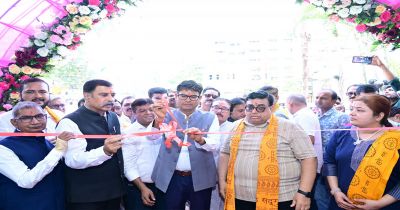 वित्त मंत्री चौधरी ने किया जीके इलेक्ट्रिक शोरूम का शुभारंभ