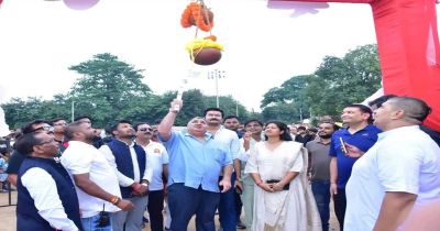 पर्यटन एवं संस्कृति मंत्री राजेश अग्रवाल दही हांडी उत्सव में हुए सम्मिलित
