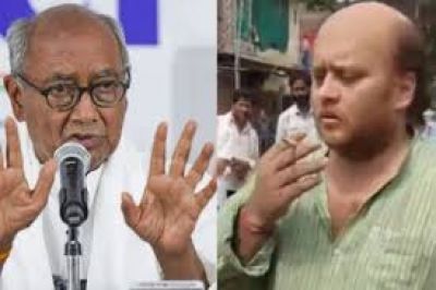 अपने भतीजे की करतूतों पर दिग्विजय सिंह डाल रहे पर्दा : बीजेपी