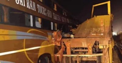 Big Accident : श्रद्धालुओं से भरी बस और ट्रेलर में जोरदार भिड़ंत, 4 की मौत