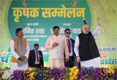 रीवा में कृषक सम्मेलन: गृहमंत्री शाह और CM मोहन ने प्राकृतिक खेती को बताया फायदे का रास्ता, किसानों को भी किया सम्मानित