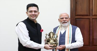 राघव चड्ढा ने पीएम मोदी को भेंट की भगवान गणेश की मूर्ति, मुलाकात को बताया यादगार
