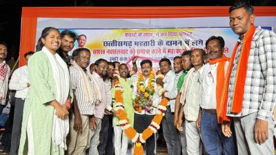 छत्तीसगढ़ सशस्त्र नक्सलवाद से मुक्ति पर उप मुख्यमंत्री विजय शर्मा का हुआ भव्य ऐतिहासिक अभिनंदन….. छत्तीसगढ़ सशस्त्र नक्सलवाद से मुक्ति पर उप मुख्यमंत्री विजय शर्मा का हुआ भव्य ऐतिहासिक अभिनंदन…..