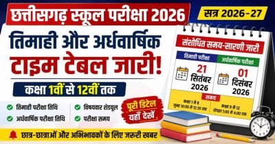 ब्रेकिंग : तिमाही-अर्धवार्षिक परीक्षा का टाइम टेबल जारी, डीपीआई ने जारी की संशोधित समय सारणी, जानिए कब से है एग्जाम….. ब्रेकिंग : तिमाही-अर्धवार्षिक परीक्षा का टाइम टेबल जारी, डीपीआई ने जारी की संशोधित समय सारणी, जानिए कब से है एग्जाम…..